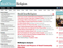 Tablet Screenshot of m.realclearreligion.org